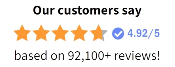 Five star customer rating